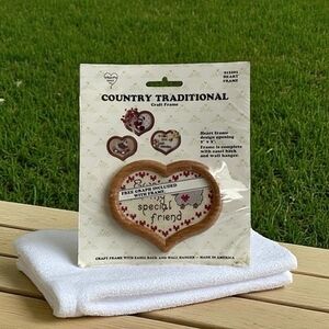 Country Traditional Ewe Are My Special Friend Heart Craft Frame 2"x3" NIB